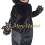 Breathable Black Bear Mascot Costume