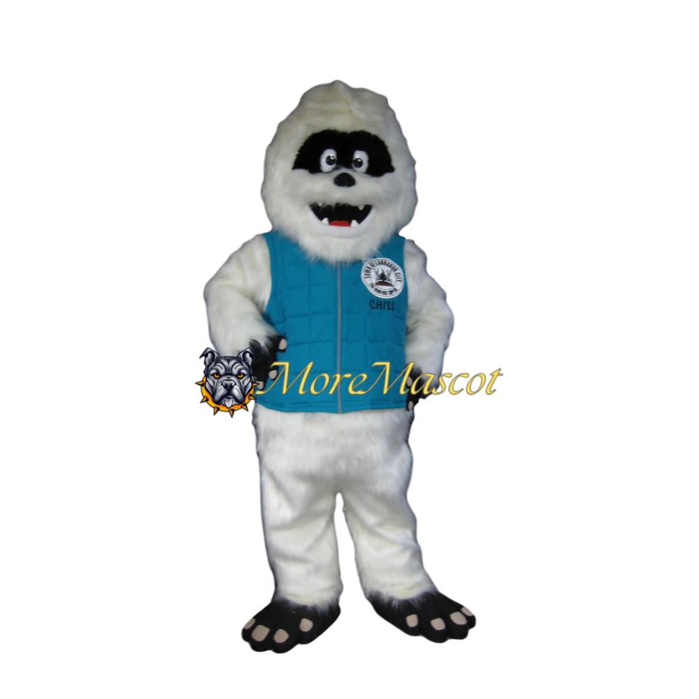 Plush Yeti Mascot Costume