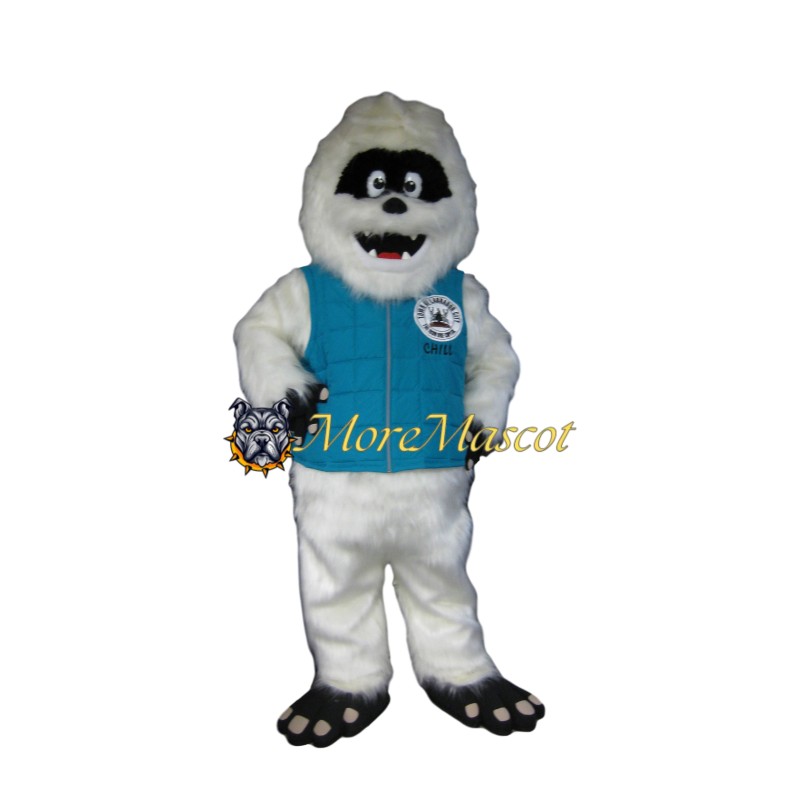 Plush Yeti Mascot Costume
