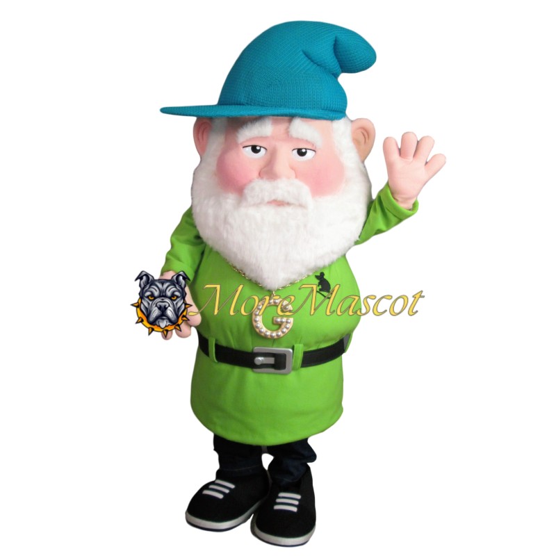 Realistic Green Dwarf Mascot Costume