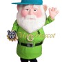 Realistic Green Dwarf Mascot Costume