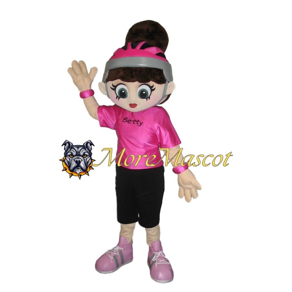Sport Girl Mascot Costume