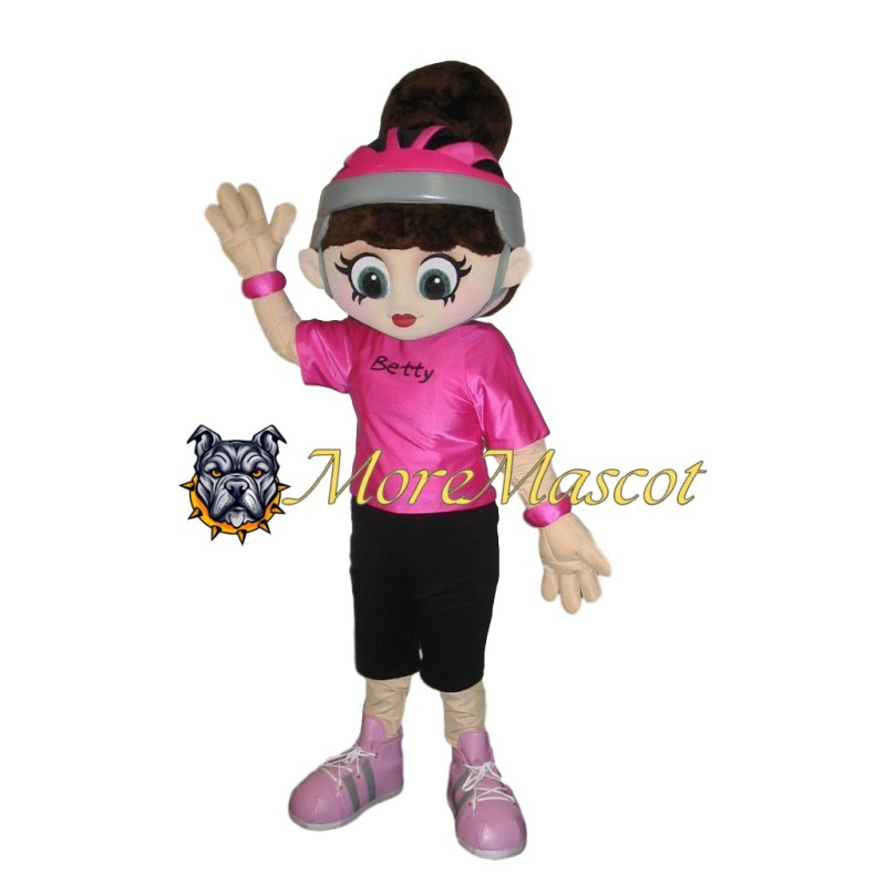 Sport Girl Mascot Costume