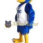 College Blue Hawk Mascot Costume