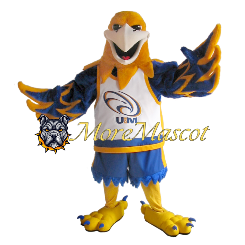 Superb Sport Falcon Mascot Costume