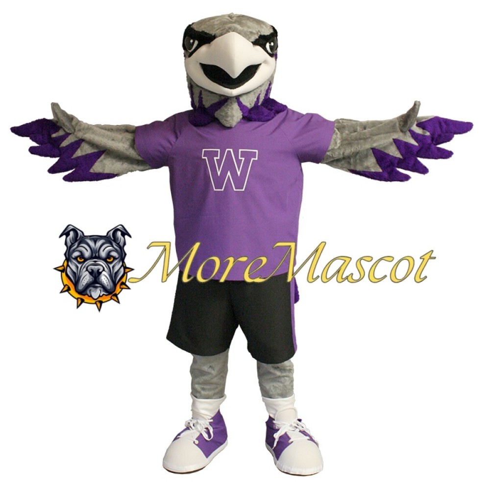 Gray Hawk Mascot Costume