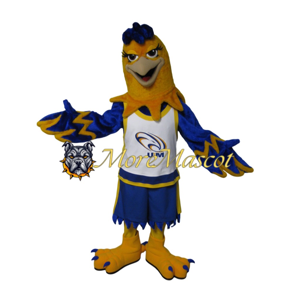 University Blue Chicken Mascot Costume