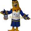 University Blue Chicken Mascot Costume