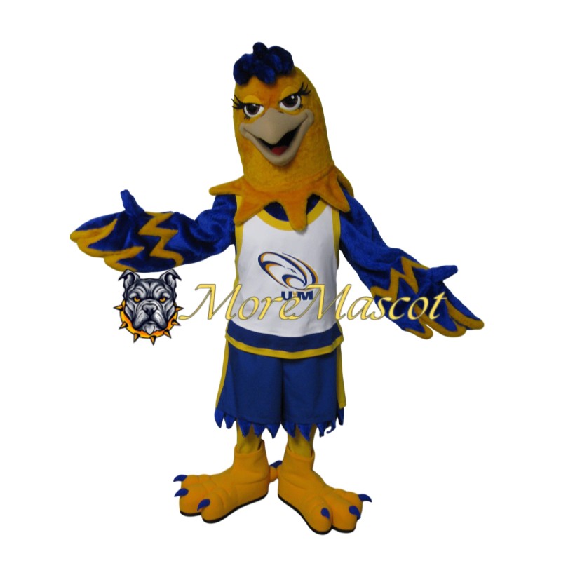 University Blue Chicken Mascot Costume
