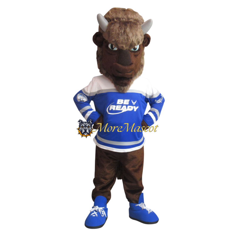 Sport Bison Mascot Costume