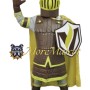 Brown Knight Mascot Costume