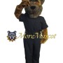 Police Wolf Dog Mascot Costume