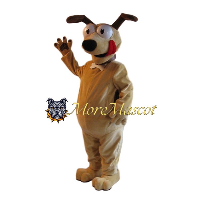 Funny Brown Dog Mascot Costume