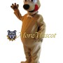 Funny Brown Dog Mascot Costume