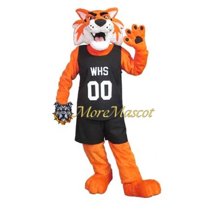 Friendly Tiger Adult Mascot Costume