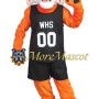Friendly Tiger Adult Mascot Costume