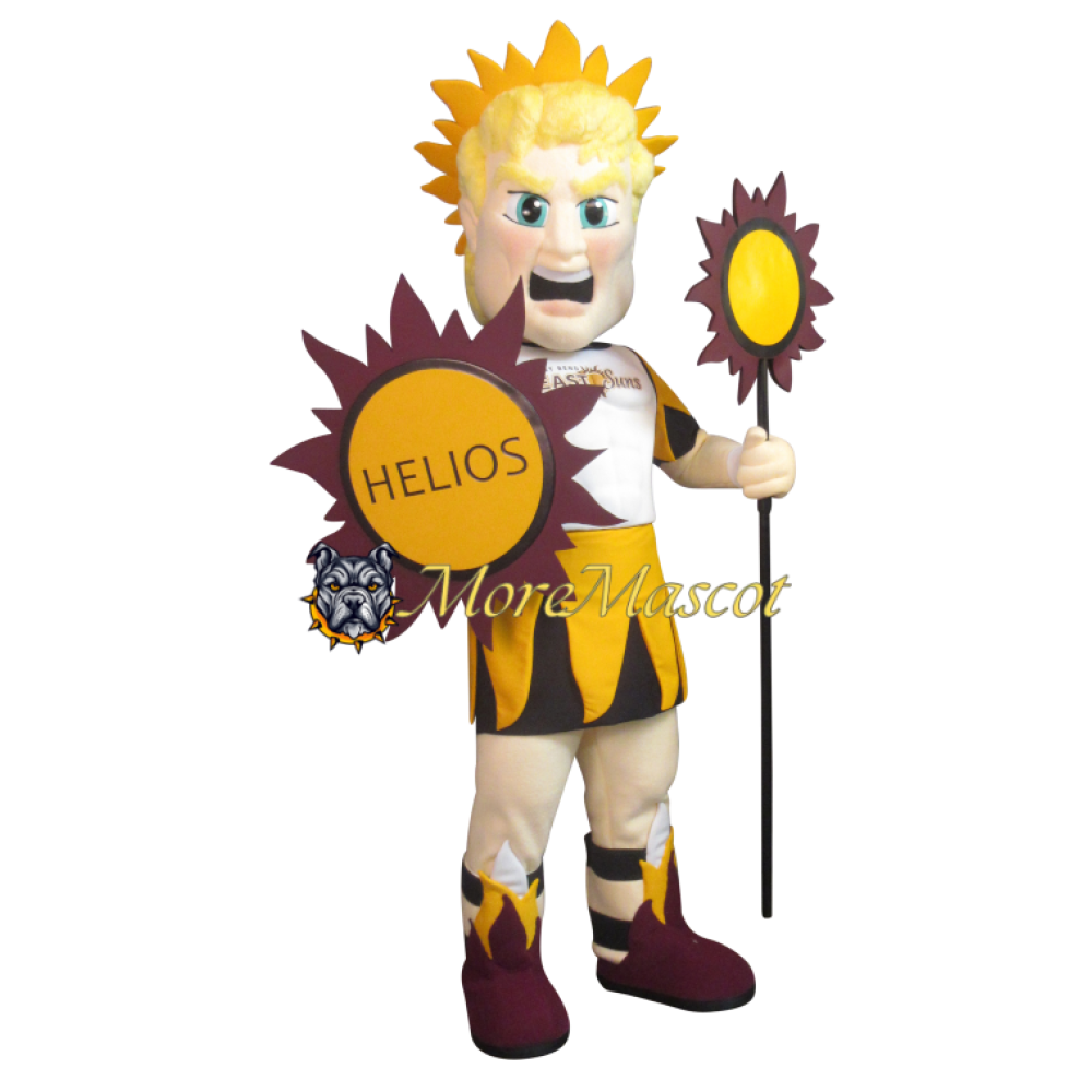 Sun God Mascot Costume