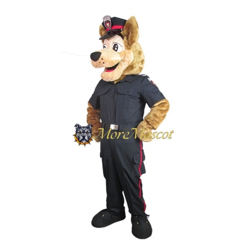 Cool Police Dog Mascot Costume