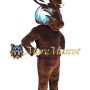 Painted Moose Mascot Costume