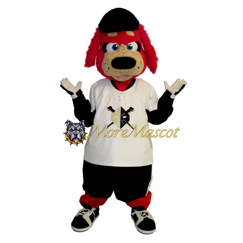 Sport Red Dog Mascot Costume