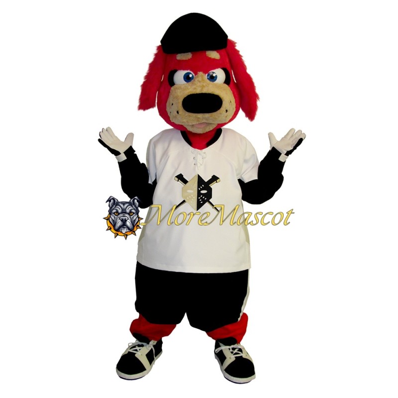 Sport Red Dog Mascot Costume