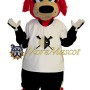 Sport Red Dog Mascot Costume