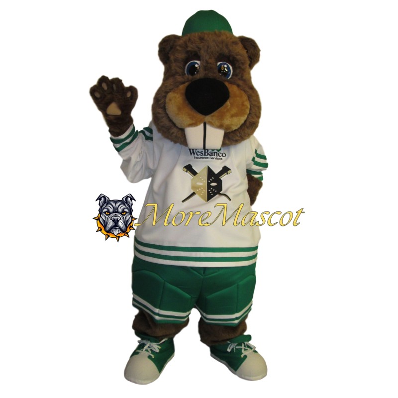 Superb Sport Beaver Mascot Costume