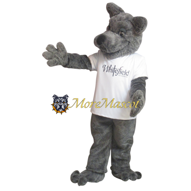 Peace Wolf Mascot Costume