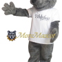 Peace Wolf Mascot Costume