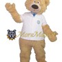 Plush Teddy Bear Mascot Costume