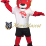 University Red Lion Mascot Costume