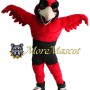 Power Red Falcon Mascot Costume