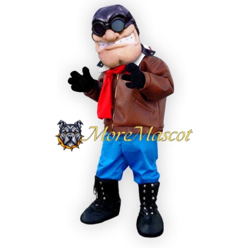 Power Pilot Mascot Costume