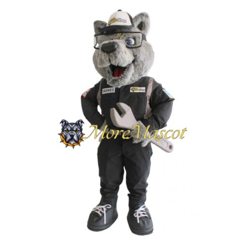 Repair Greyhound Mascot Costume