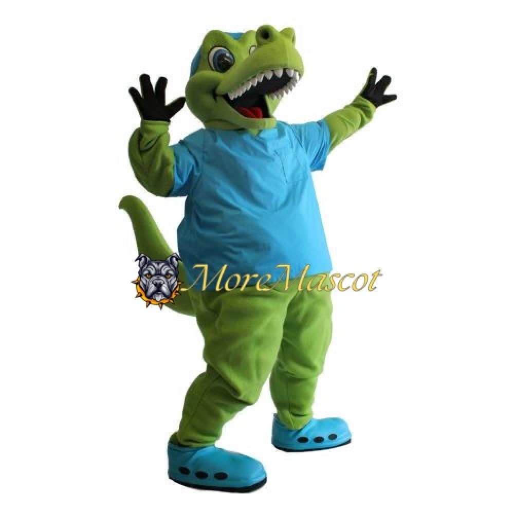 Happy Gator Mascot Costume