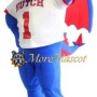 Power Blue Dragon Mascot Costume