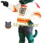 Sports Green Panther Mascot Costume