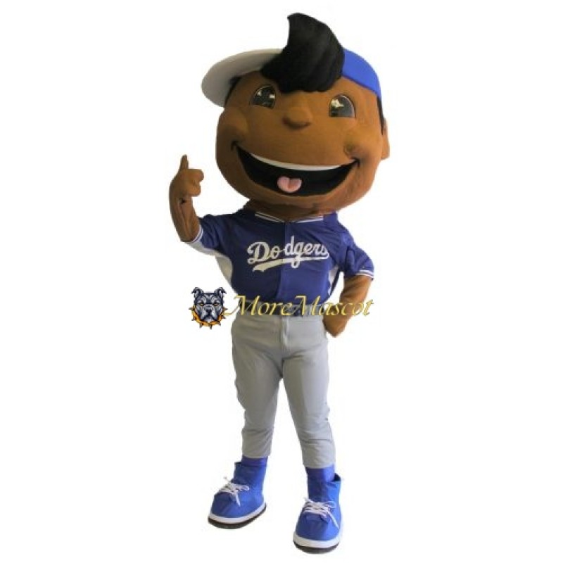 Happy Baseball Boy Mascot Costume
