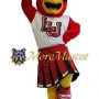 University Female Eagle Mascot Costume
