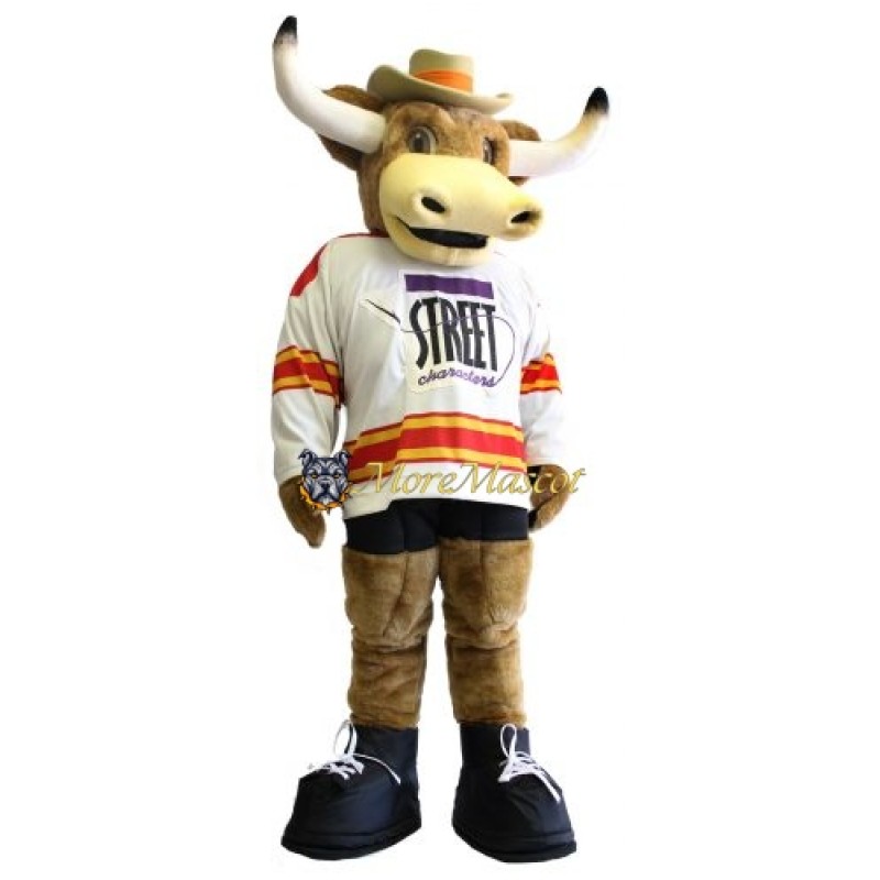 Power Sport Bull Mascot Costume
