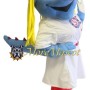 Female Blue Dragon Mascot Costume