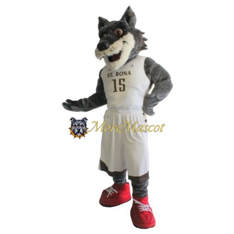 Sport University Wolf Mascot Costume