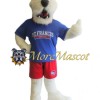 University White Dog Mascot Costume