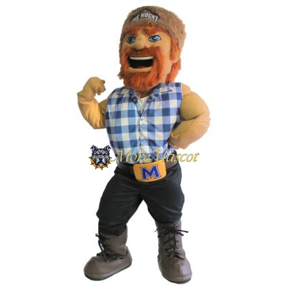Muscle Highlander Mascot Costume