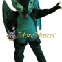 Realistic Green Dragon Mascot Costume