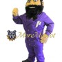 Purple Captain Mascot Costume