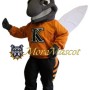 Power Grey Hornet Mascot Costume