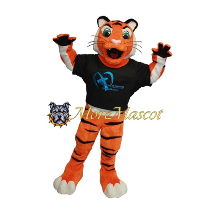 Lightweight Cute Tiger Mascot Costume