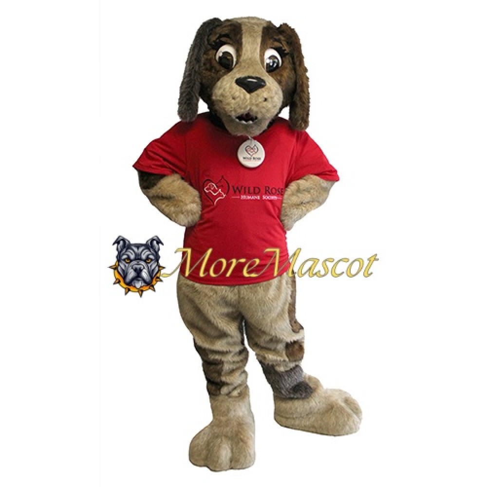 Soft Adult Dog Mascot Costume