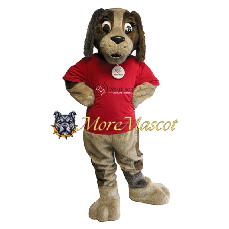 Soft Adult Dog Mascot Costume